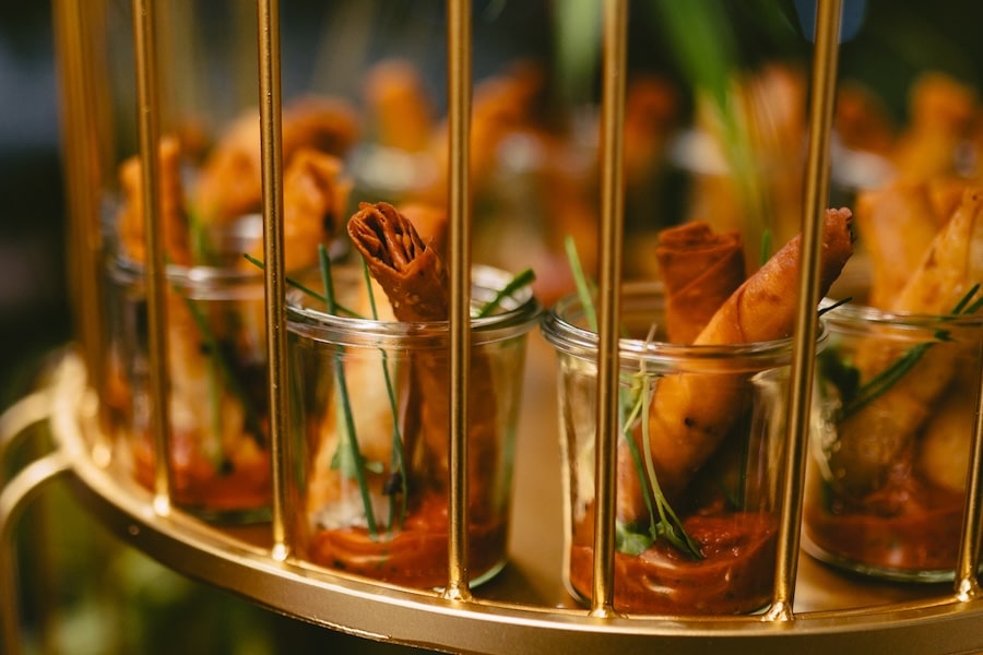 Hausgemachte Seitan-Frühlingsrolle