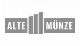 Das Signet der „Alten Münze“ einem Catering Service Partner aus Berlin.