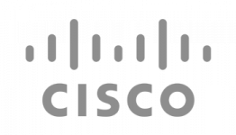 Die Grafik zeigt das Firmenzeichen von Cisco.